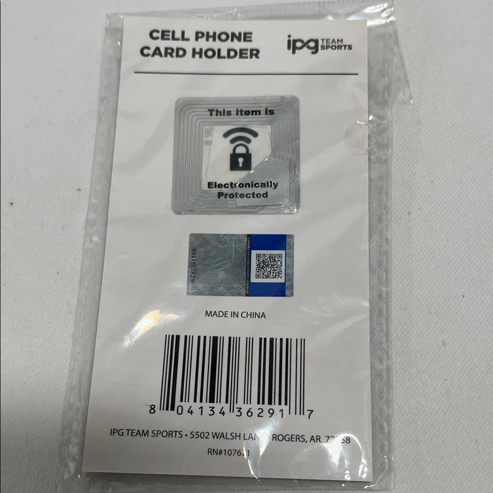 Blue KU Jayhawks Cell Phone Card Holder
